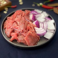 蠻靈格蠔油牛肉片 新鮮原切嫩滑牛肉片涮火鍋燒烤肉配菜瘦牛肉片